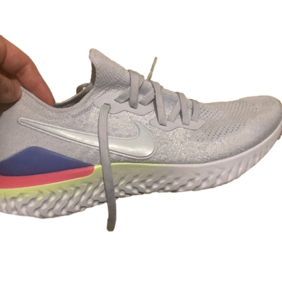 Nike men’s Epic flynit 2 hydrogen Blue sapphire hyper pink men’s 12.5 - Picture 4 of 7